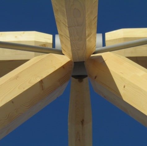 Houten concstructie