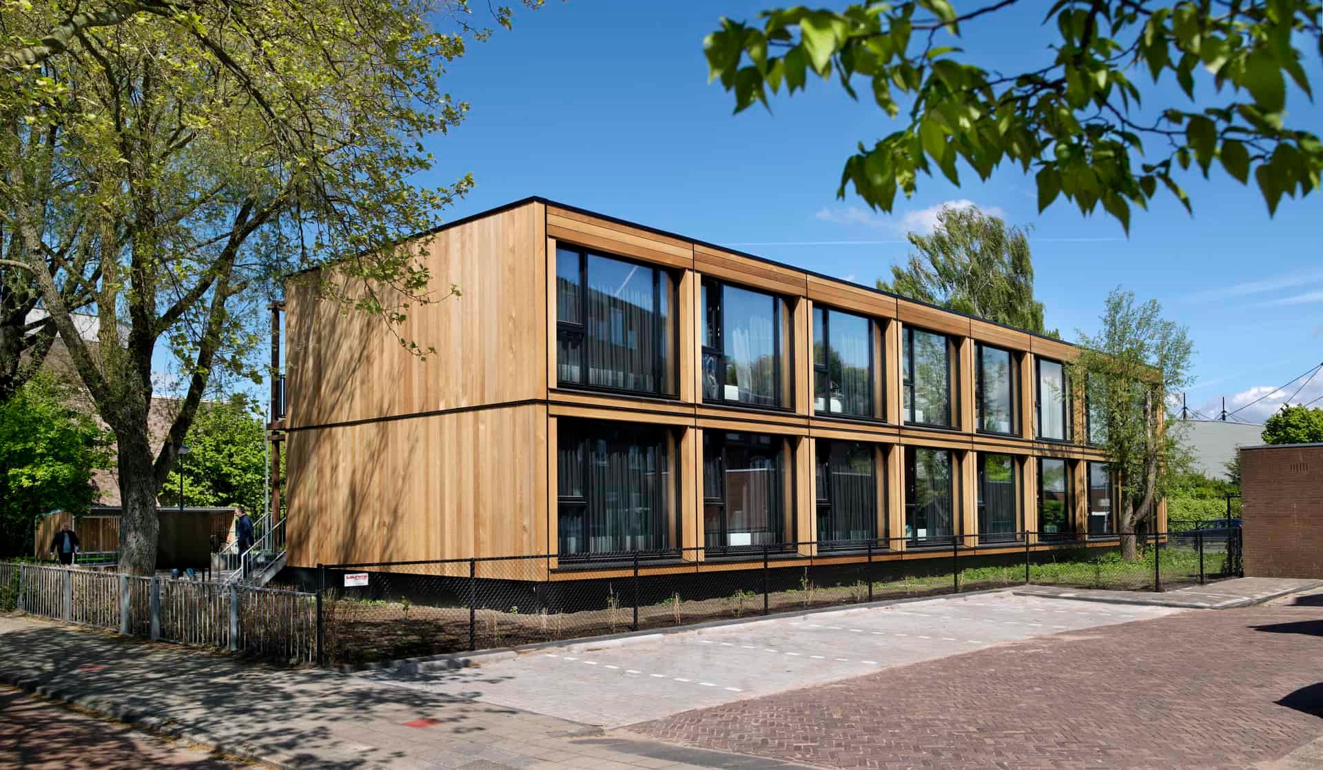 Finch woonmodules in Leiden vaan veraf