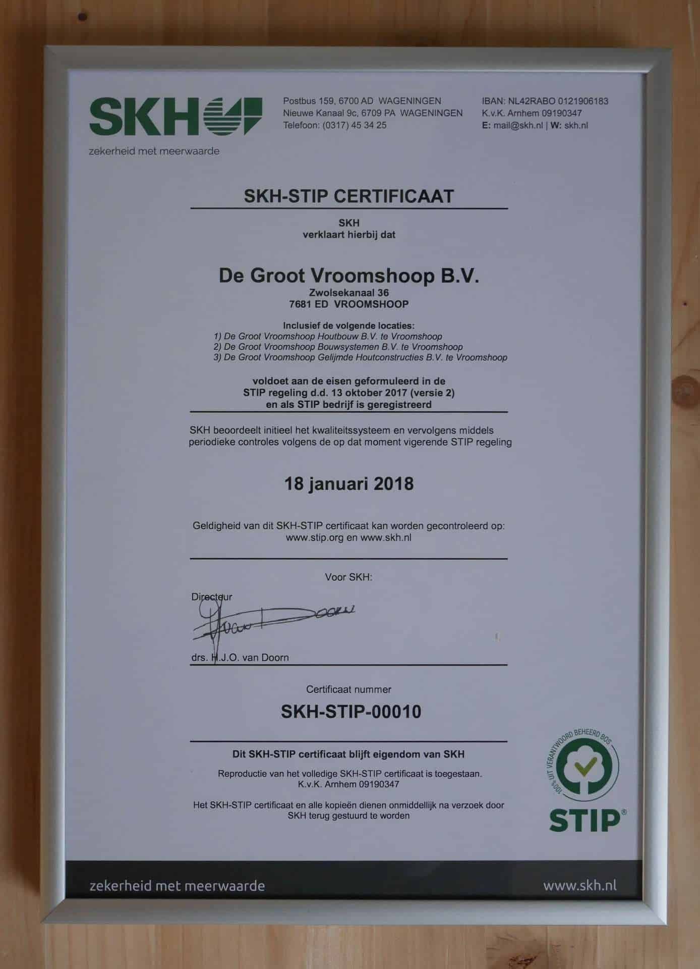 STIP certificaat